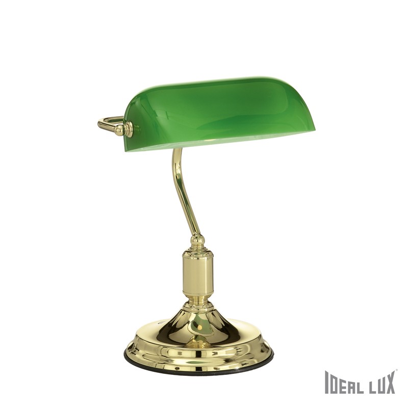 Lampada Churchill - Lampada ministeriale verde da scrivania
