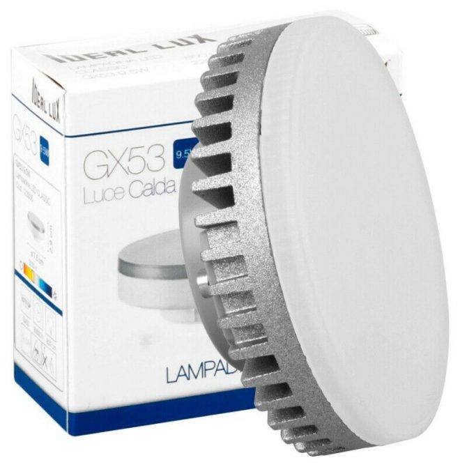 lampadina gx53 led calda