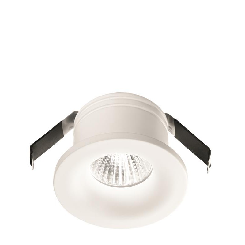 Gea Luce Glam faretto 3w 4000k quadrato da incasso led nichel per soffitto