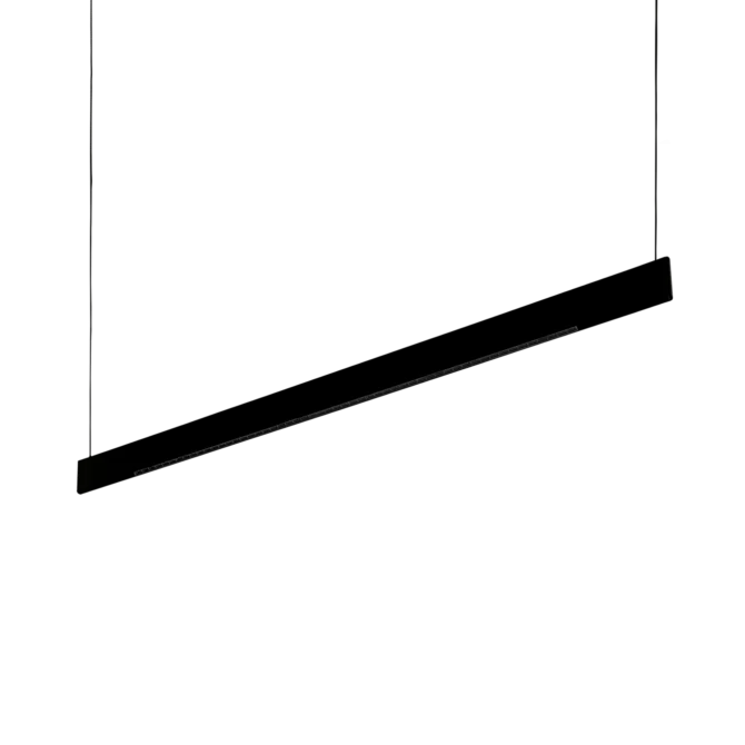 IDEAL LUX Sospensione DESK  nero - L. 120 cm - H. 200 cm